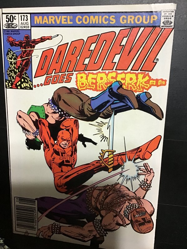 Daredevil #173 (1981) John Byrne art! Mark jeweler insert! VF+ Richmond CERT!