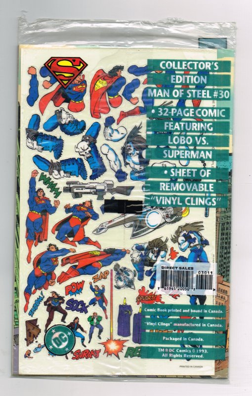 Superman: The Man of Steel #30 (1994)   Bagged, but bag has been opened