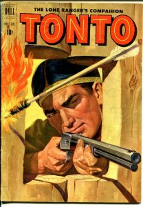 Tonto #3 1952-Dell-Lone Ranger's companion-excellent art-Lacrosse-VG