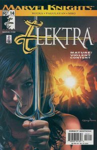Elektra #14 Volume 2 Marvel Comics September Sept 2002 (VFNM)