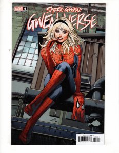 SPIDER-GWEN:  Gwenverse #4 Greg Land Spider-Man Costume / ID#175