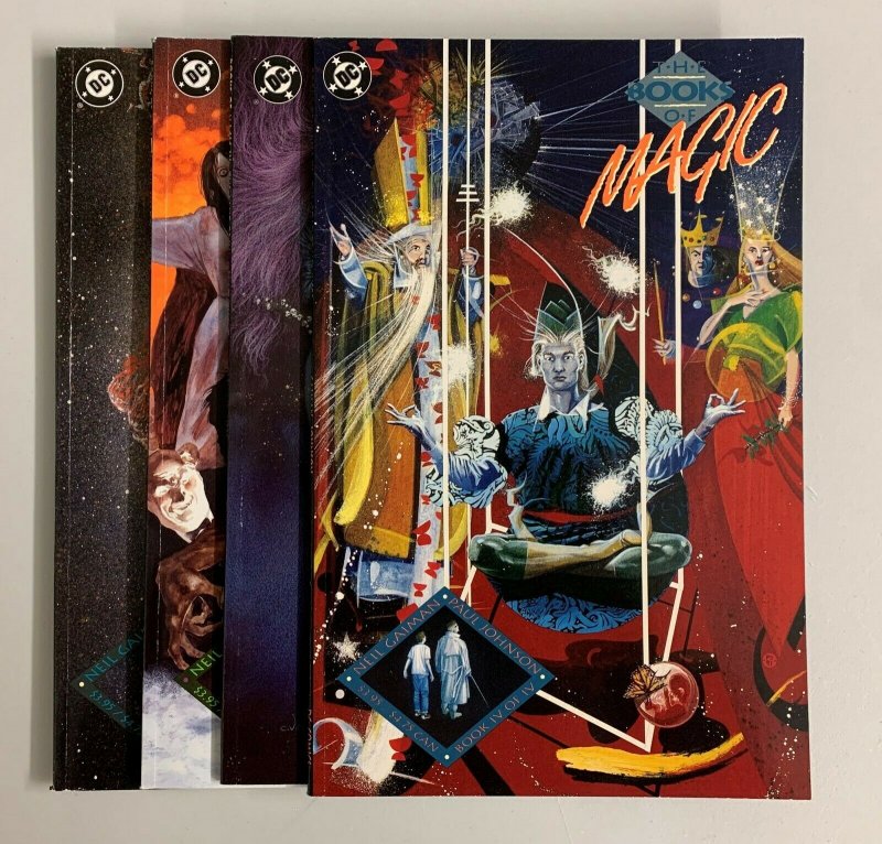 Books of Magic #1-4 Set (DC 1990) 1 2 3 4 Neil Gaiman (9.0+) 