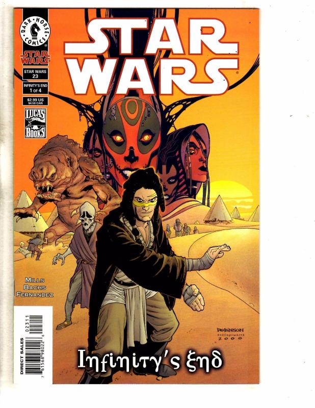 Lot Of 5 Star Wars Dark Horse Comic Books # 23 24 25 26 27 Jedi Luke Leiah PP12