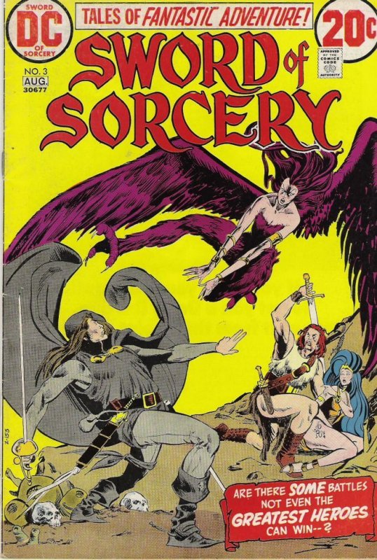 Sword of Sorcery #1-5 (1973)  complete set  average grade FN- 5.5  see desc.