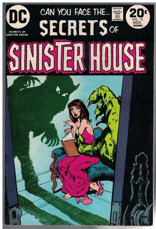 SECRETS OF SINISTER HOUSE 15 FN+  Nov. 1973