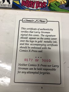 X-Factor (1992) # 75 (VF/NM) Variant Signed Larry Stroman  • Marvel Comics • COA
