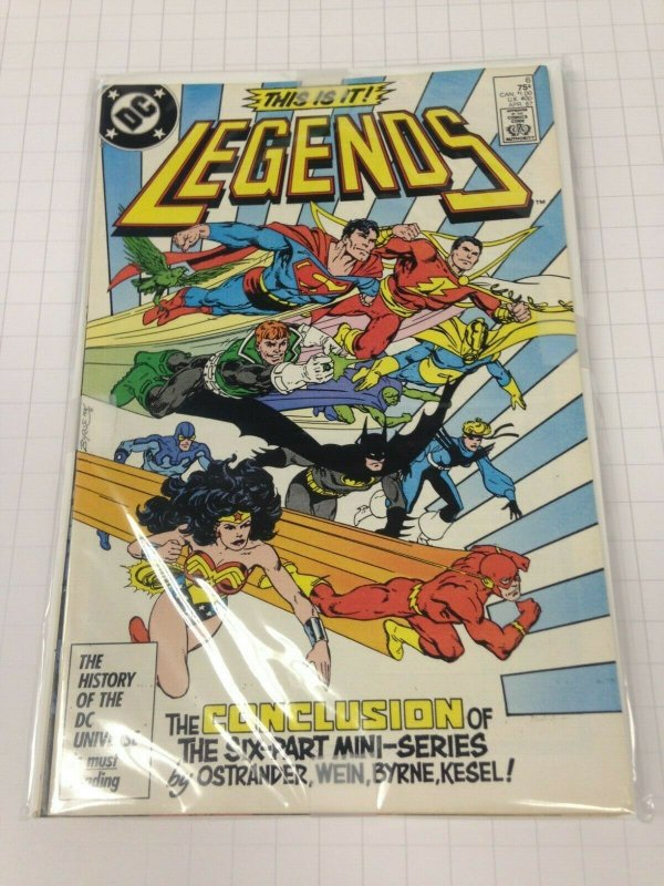 Legends 1-6  set Avg. grade NM-