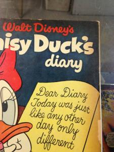 Dell Four Color 600 Daisy Duck Diary (#1)  GD/VG (Nov. 1954)