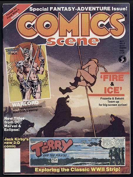 COMICS SCENE   9 FRAZETTA/BAKSHI,TERRY