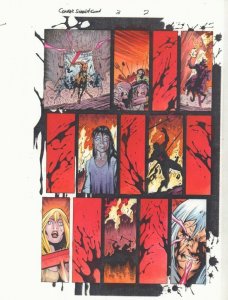 Conan: Scarlet Sword #3 p.2 Color Guide Art - Conan Possessed by John Kalisz