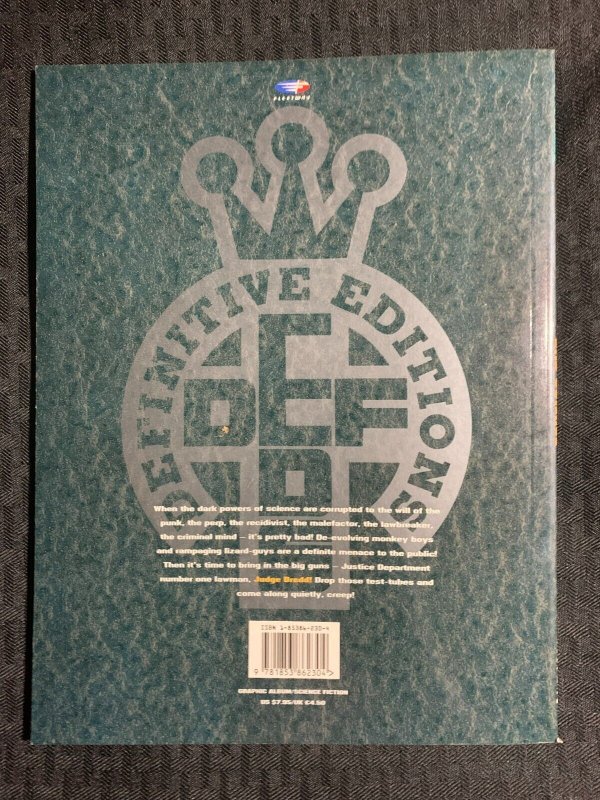 1990 JUDGE DREDD Bad Science SC FVF 7.0 1st Fleetway / John Wagner & Alan Grant