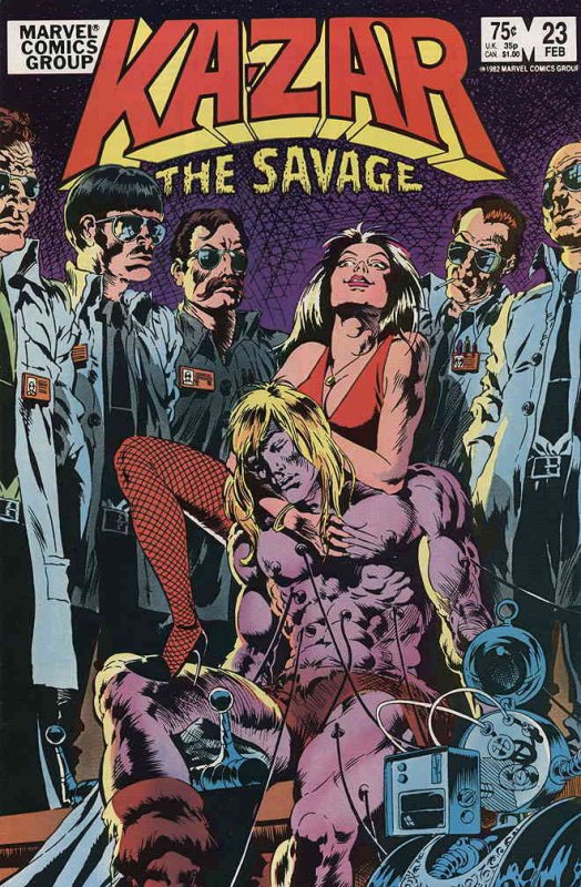 Ka-Zar the Savage #23 FN ; Marvel | Spider-Man back cover