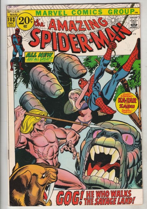 Amazing Spider-Man #103 (Dec-71) VF+ High-Grade Spider-Man