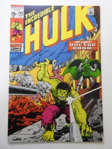 The Incredible Hulk #143 (1971) VF- Condition!