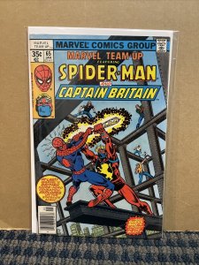 1977 MARVEL TEAM-UP Comics, Marvel #62-67, w/Captain Britain, Bronze Age (CB15)