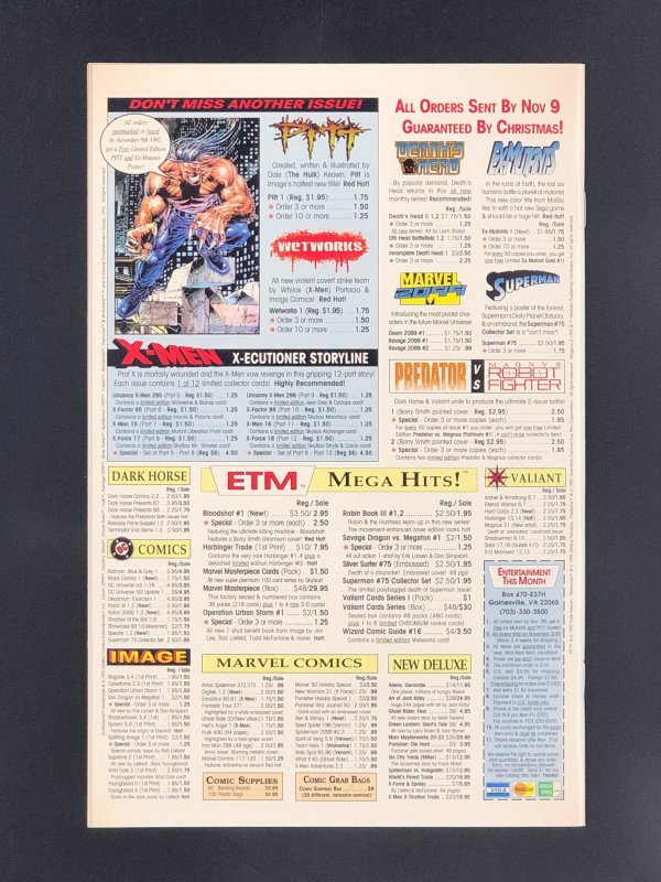 Supreme #1 Volume 2 (1992) First Printing