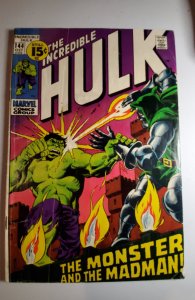 The Incredible Hulk #144 (1971) VG/VG+ Doom app