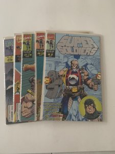 Super Soldier 1 2 3 4 5 Lot Run Set Nm Near Mint Marvel Uk