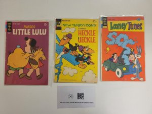 3 Comics #195 Little Lulu + #22 Heckle and Jeckle + #13 Looney Tunes 38 TJ13