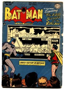 Batman #48-Penguin-comic book-1,000 secrets of the batcave-DC Golden-Age 