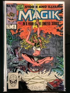Magik (Storm and Illyana Limited Series) #4 Direct Edition (1984)