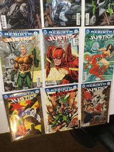 Justice League Rebirth Variant Set 1 1 2 3 4 5 6 7 8 9 10 11 12 Nm Near Mint IK