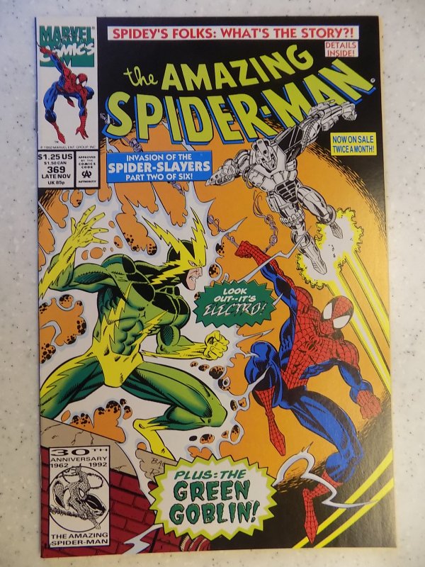 AMAZING SPIDER-MAN # 369 MARVEL ACTION ADVENTURE 