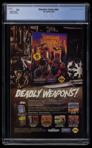 Detective Comics #659 CGC NM/M 9.8 White Pages Knightfall Part 2!