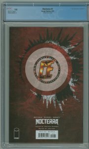 Nocterra #1 CGC 9.8! Szerdy Variant Cover!