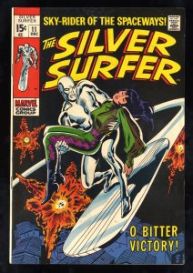 Silver Surfer #11 FN+ 6.5 White Pages