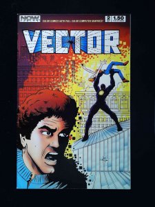 Vector #2  Now Comics 1986 Vf 