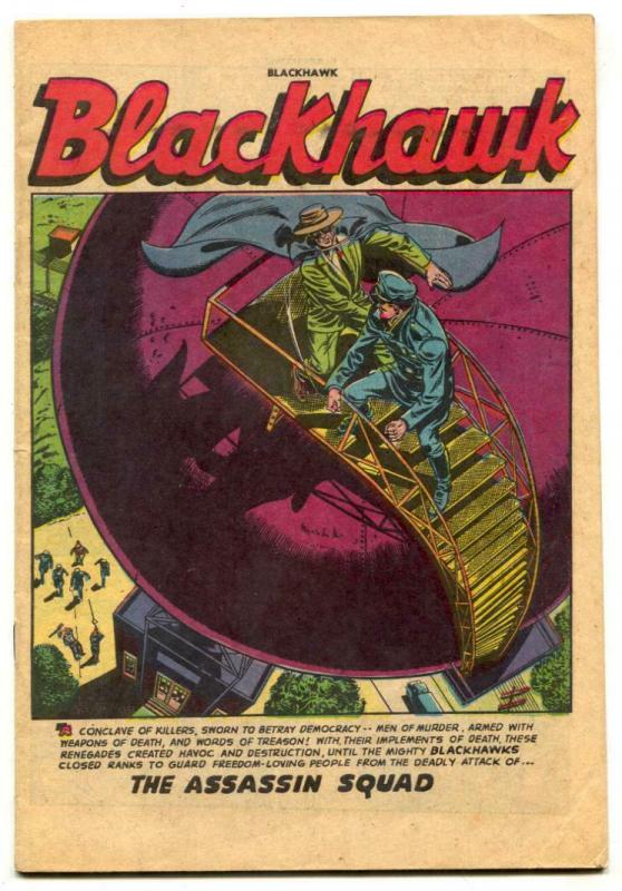 Blackhawk #68 1953-Quality-Assassin Squad- coverless copy