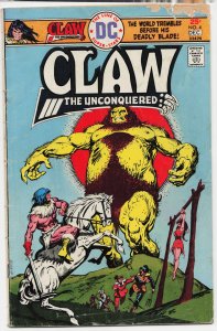 Claw the Unconquered #4 (1975) Claw the Unconquered