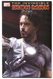 Invincible Iron Man #1 2008 movie photo variant cover