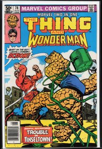 Marvel Two-in-One #78 (1981) Wonder Man