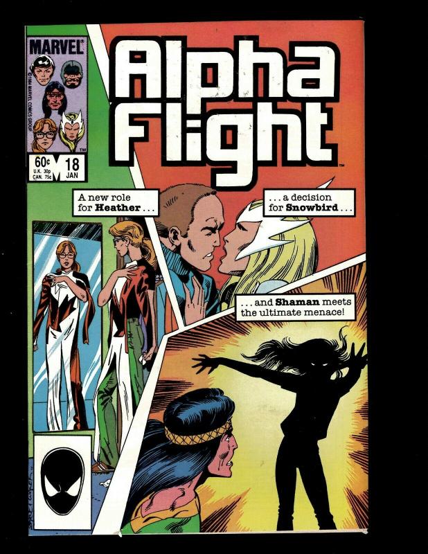 Lot of 13 Alpha Flight Comic Books #13 14 15 16 17 18 19 20 21 22 23 24 30 JF4