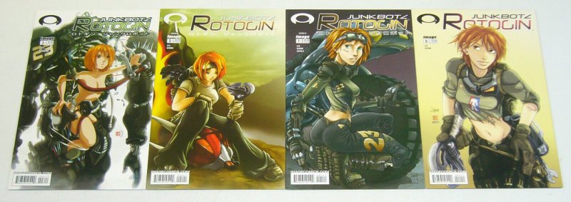 Rotogin: Junkbot #0 & 1-3 VF/NM complete series - image comics jay lee 2 set B