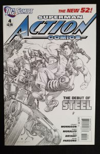 Action Comics #4 Sketch Cover (2012)