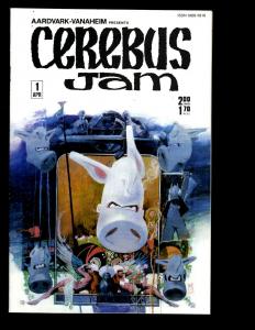 Lot Of 12 Cerebus Comics # 101 102 103 104 105 106 107 108 109 116 117 Jam 1 JF2