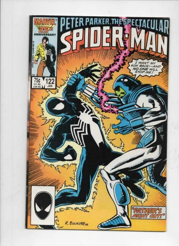 Peter Parker SPECTACULAR SPIDER-MAN #122 FN+, Father 1976 1987 more in store