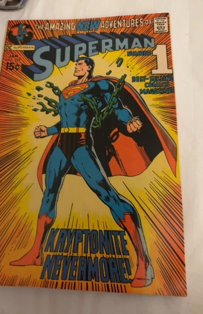 Superman #233 (1971)iconic key Neal adams Superman cover