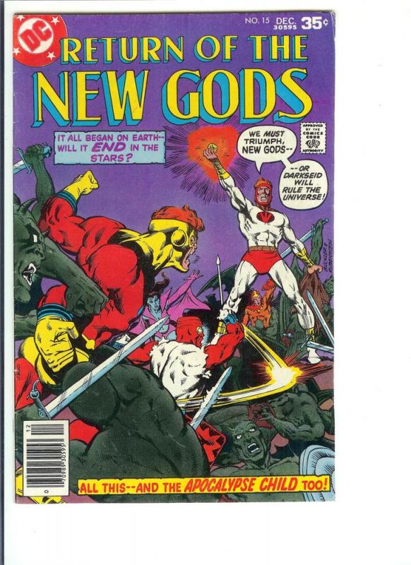 New Gods #15 - Bronze Age - Dec, 1977 (VF+)