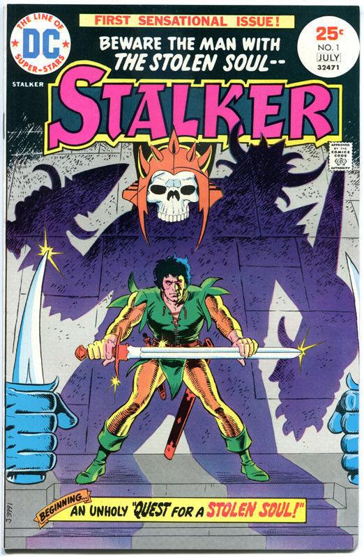 STALKER  #1 2 3 4, VF, FN, VF, VG, 1975,  4 issues, Wally Wood, Steve Ditko