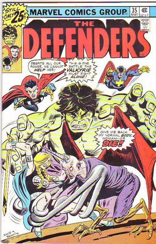 Defenders, The #35 (May-76) VF/NM High-Grade Hulk, Dr. Strange, Valkyre, Nigh...