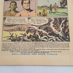 Tarzan 116 Dell JAN - FEB 1960 2.0 GD Horns of Battle Boy Story Painted Cover