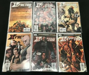 X-FACTOR #17-22 6PC RUN (VF/NM) ENDANGERED SPECIES!! 2007