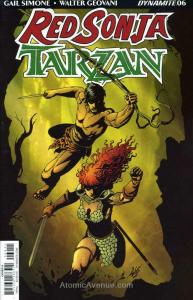 Red Sonja/Tarzan #6A VF/NM; Dynamite | save on shipping - details inside