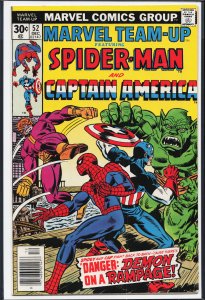Marvel Team-Up #52 Regular Edition (1976) Captain America