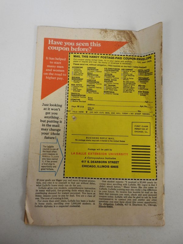 The Amazing Spider-Man #119 (1973) GD/VG Condition moisture stains