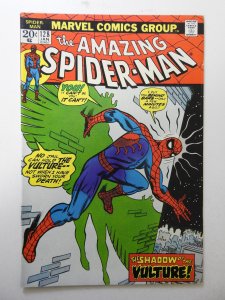 The Amazing Spider-Man #128 (1974) VG+ Condition cover detached top staple